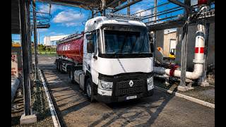 Renault Tanker at Industrial Depot | Acid (19t) | Antwerp to Liege | Euro Truck Simulator 2 | 1.61 screenshot 4