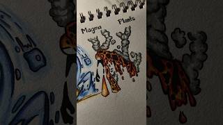 How to draw body with (water, magma & plants) #drawing #stickman #tutorial #fpy #howtodraw #art