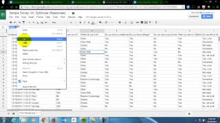 Charts from Responses in Google Forms