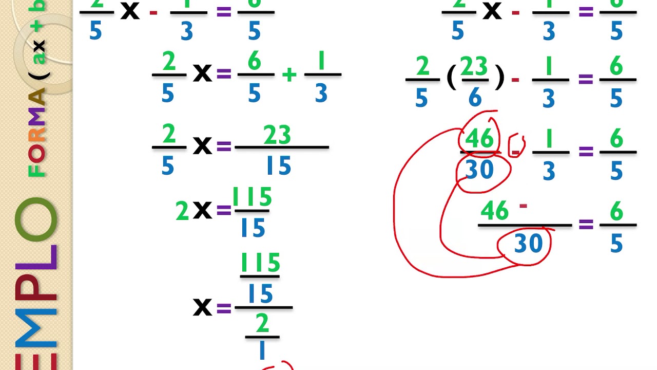 ECUACIONES DE LA FORMA AX B C UTILIZANDO FRACCIONES YouTube ecuaciones-de-la-forma-ax-b-c-utilizando-fracciones-youtube