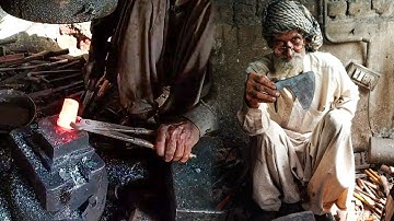 Axe Making How Axes are Made Forging Axes Massively by Skilled Blacksmiths