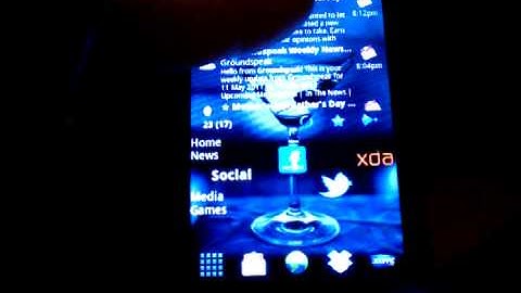 HTC Hero Cdma CM7 LauncherPro