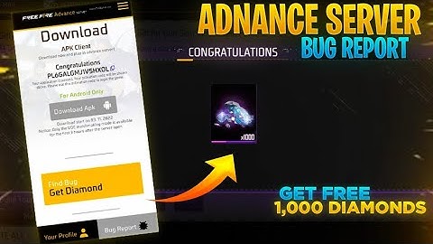 How To Find Bug In Free Fire Advance Server | Free Fire Advance Server Bug Report Kaise Kare