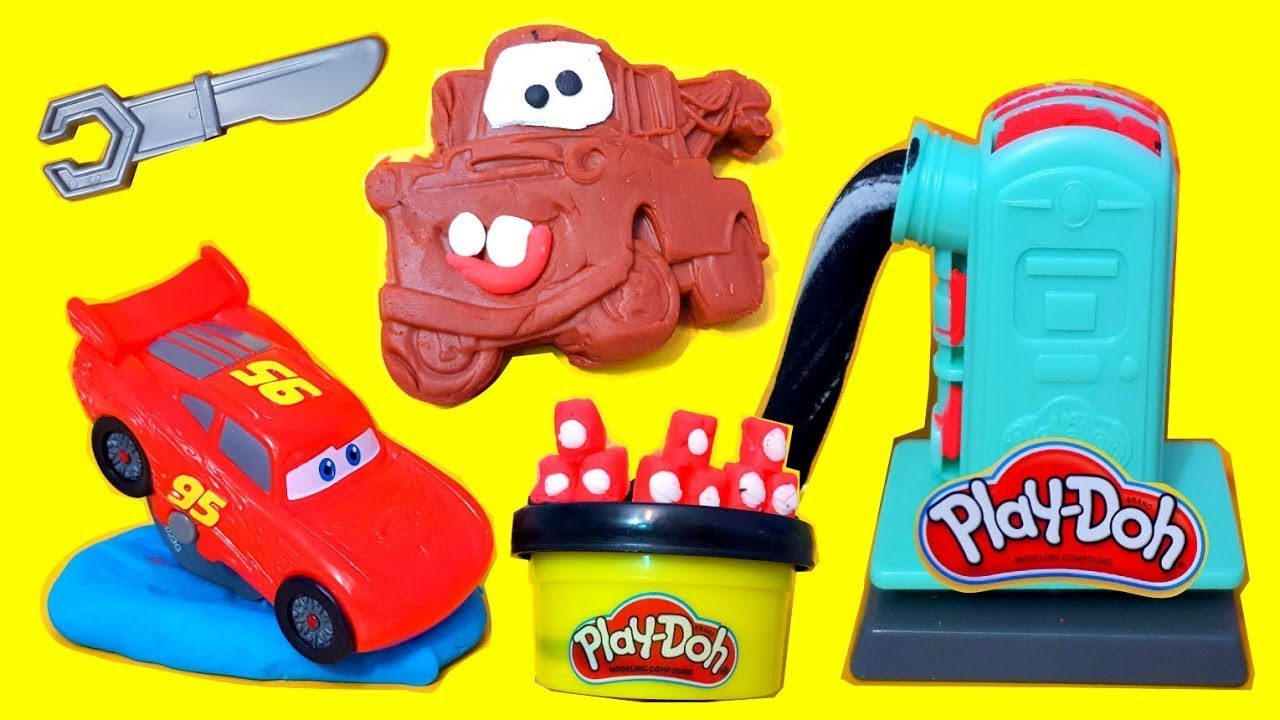 Play doh машины