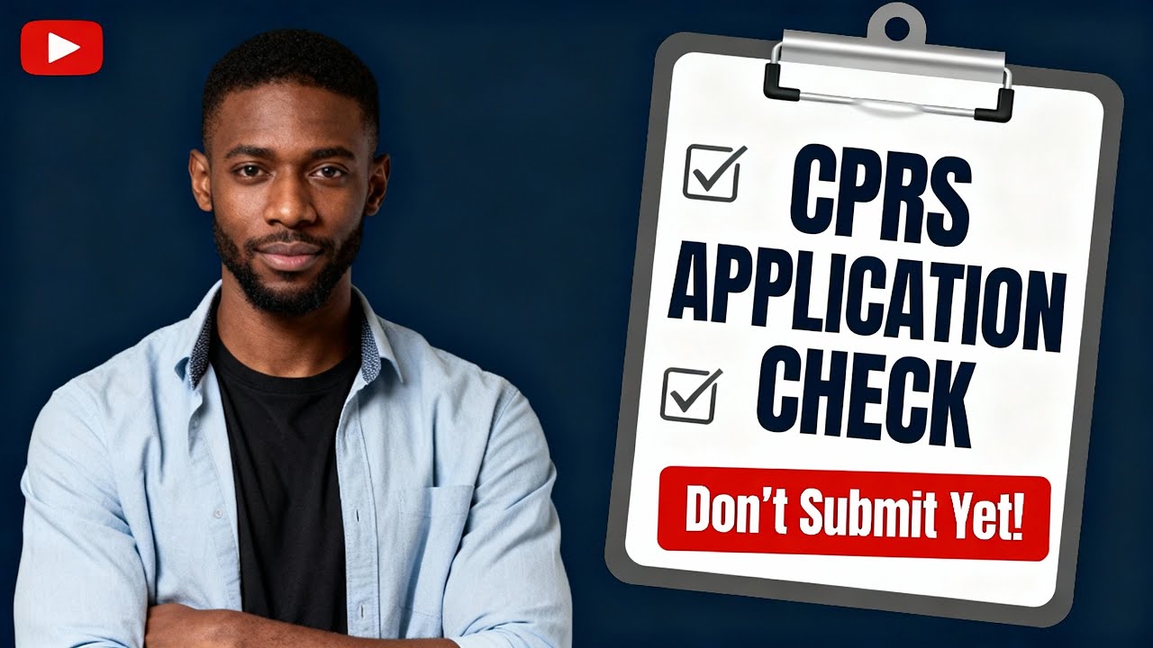 Chalk Talk: CPRS Application Knowledge Check | Don’t Submit Until You Watch This Video!