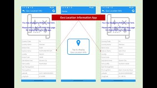 Get Geo Location Information .Net MAUI App screenshot 2