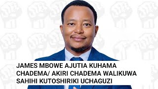 Mtoto Wa Mbowe James Mbowe Ajutia Kuhama Chadema