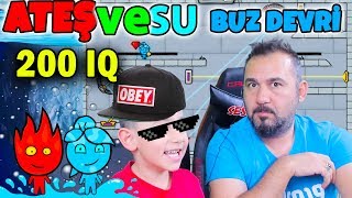 ATEŞ VE SU BUZ DEVRİ  SÜPER ZEKA OYUN! | FIREBOY AND WATERGIRL ICE AGE #3 screenshot 2