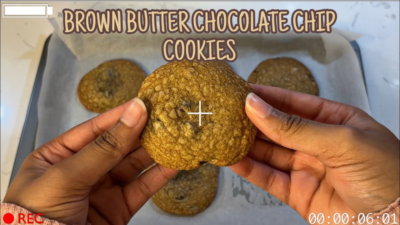 SUPER CHEWY BROWN BUTTER CHOCOLATE CHIP COOKKES🍪 Bake With Me 