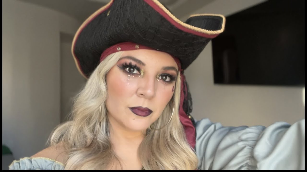 PIRATE HALLOWEEN MAKEUP TUTORIAL | MAQUILLAJE DE PIRATA PARA HALLOWEEN