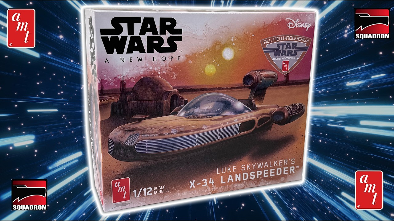 1/12 AMT Star Wars: A New Hope Luke's Landspeeder - PREORDER