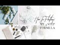 How to Take The Perfect Flatlay & Edit: My 4 Step Formula!