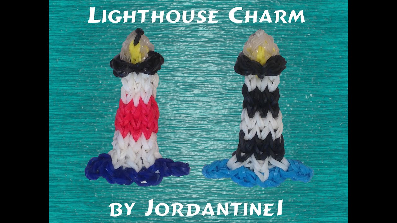 New Lighthouse Figure Charm - Rainbow Loom, Crazy Loom, Fun Loom ...