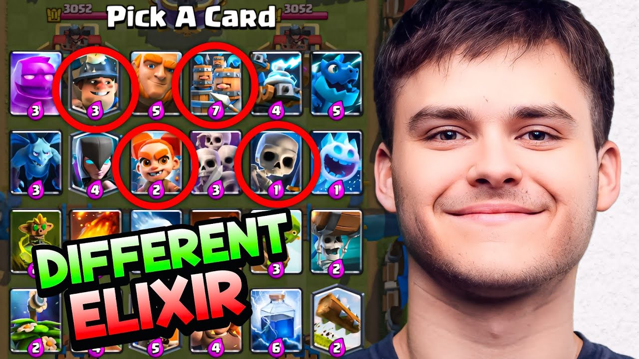 Mega Draft... But I Can Only Pick DIFFERENT ELIXIR Cards