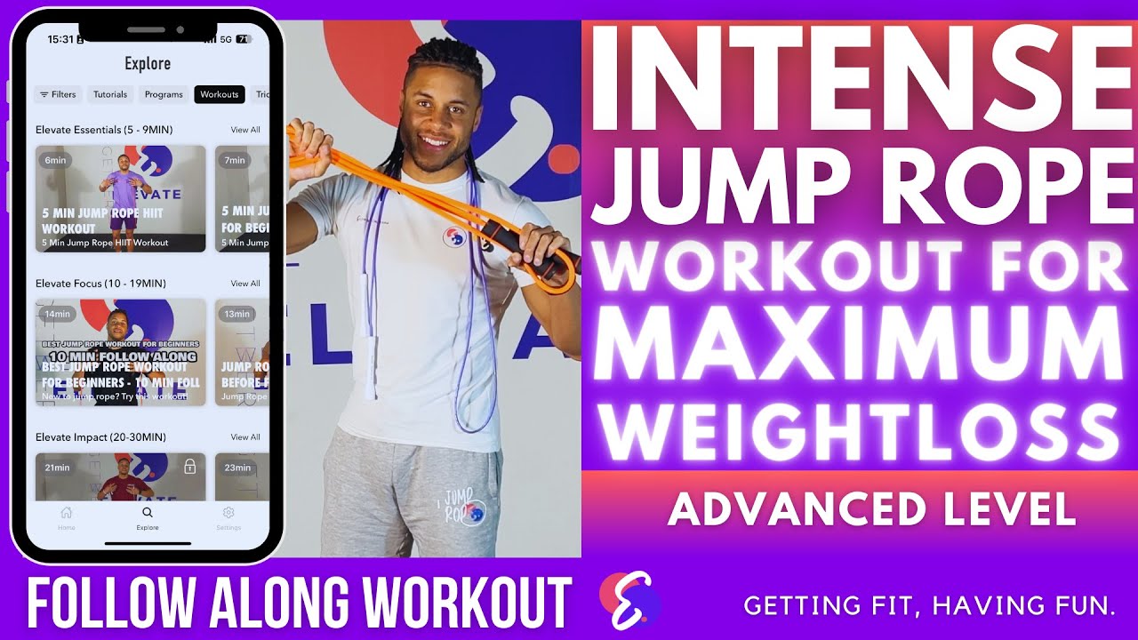 Jump Ropes Advanced Advanced Jump Rope Workout For Weight Loss - 15MIN Follow Along - YouTube