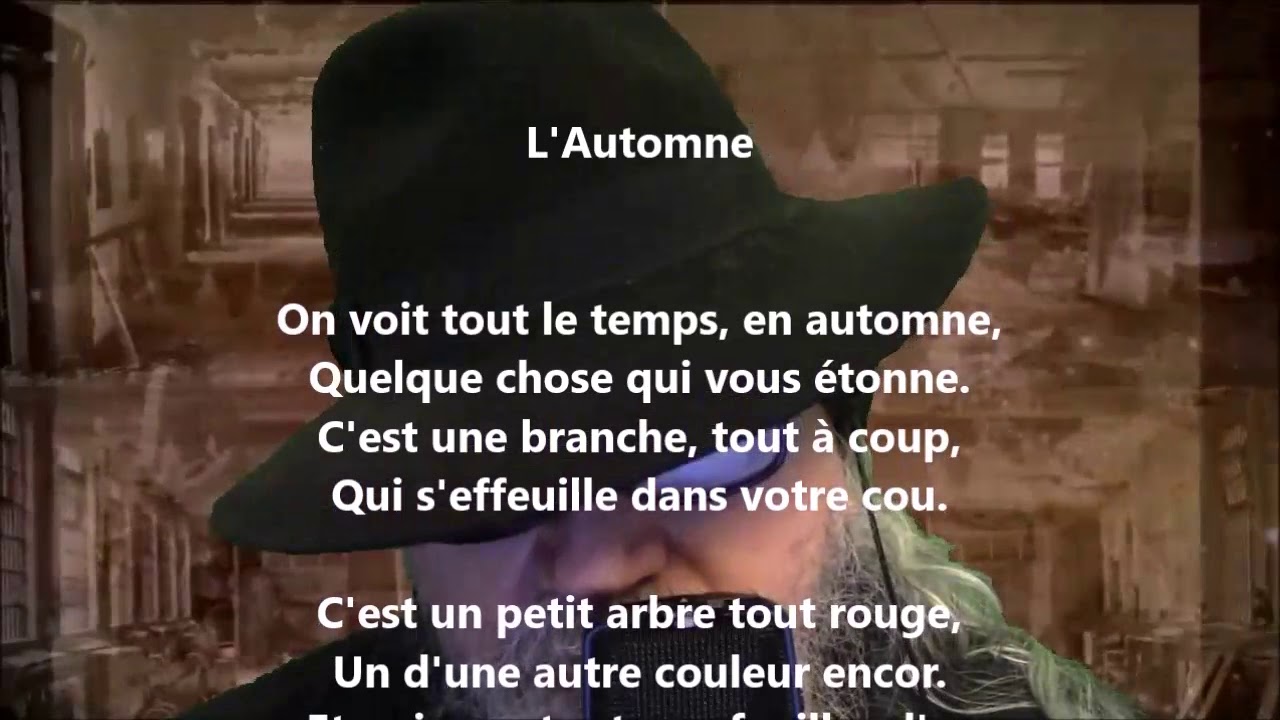 L'automne - Lucie Delarue-Mardrus lu par Yvon Jean - YouTube