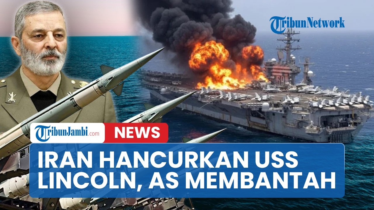 🔴Serangan Dahsyat Iran Hancurkan Kapal Induk USS Lincoln, AS Buru-buru Bantah