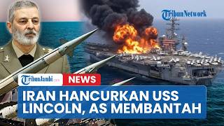 🔴Serangan Dahsyat Iran Hancurkan Kapal Induk USS Lincoln, AS Buru-buru Bantah