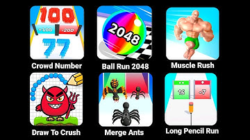 Ball run 2048 🧶Draw to smash 🆚 Save the doge gameplay 2048 levels part 1