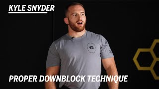 Wrestling Technique with Kyle Snyder: Downblock Technique | RUDIS