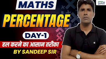 CUET 2024 | Quantitative Aptitude | Percentage & Percentage Table & Basic Concept Part 1