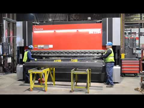 Amada HG2204 Hydraulic Press Brake 247 Ton Capacity at Metals 2 Go Hewitt, Texas