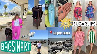 BAGSMART REVIEW ✈️ | SUGAR LIPS HAUL + DAUPHIN ISLAND TRIP | vlog 333