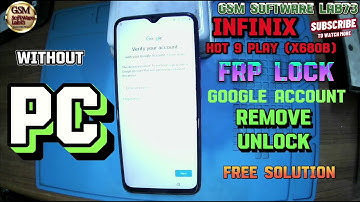 infinix Hot 9 Play FRP bypass|Without PC|infinix x680 Unlock Google account