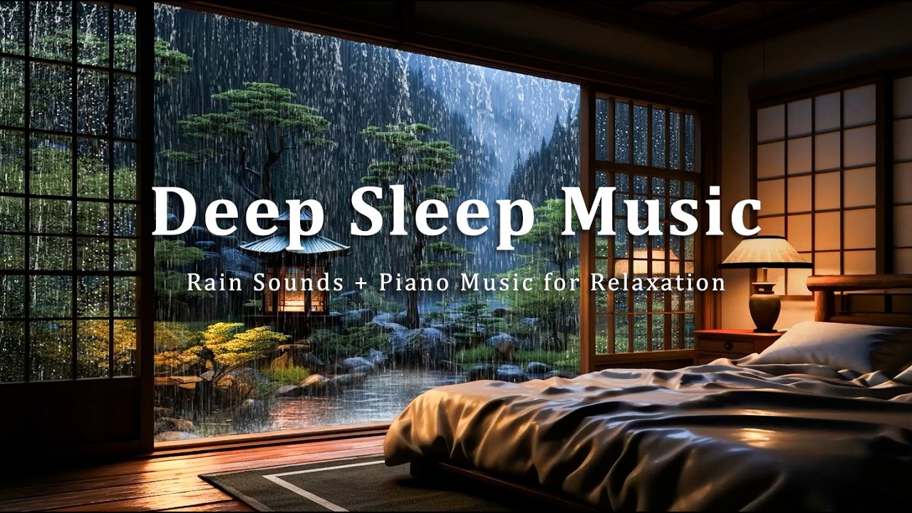 Rain Sounds within Soft Piano – Deep Sleep Music for Relaxation & Inner ...