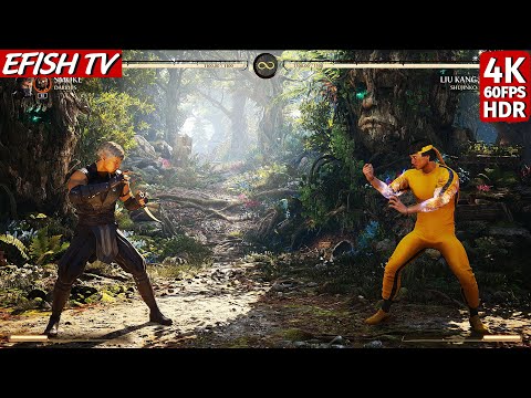Smoke vs Blood Sportsman Liu Kang (Hardest AI) - Mortal Kombat 1
