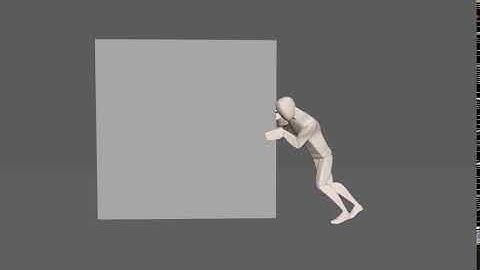 Pushing a heavy object - Blocking Pass