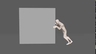Pushing a heavy object - Blocking Pass