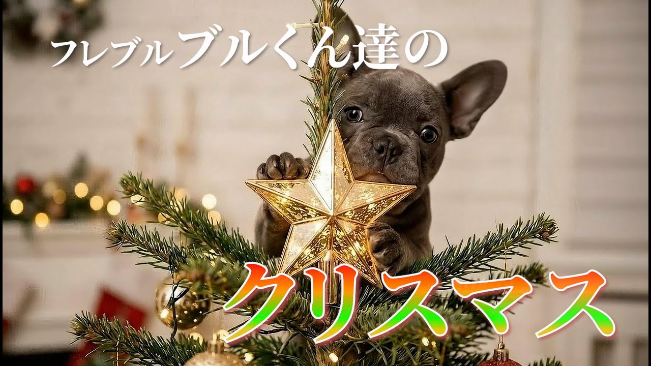 【AI犬】ブル君達のクリスマスパーティー2025🎄～Buru-kun and Friends’ Christmas Party 2025 ～【癒し】