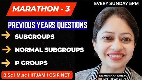 Group Theory Marathon 🔥 Subgroups, Normal Subgroups & PSSG  | B.Sc / M.Sc / NET / IIT JAM