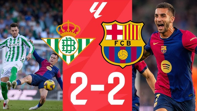 Real Betis vs Barcelona [2-2], La Liga 2024/25 - MATCH REVIEW ...