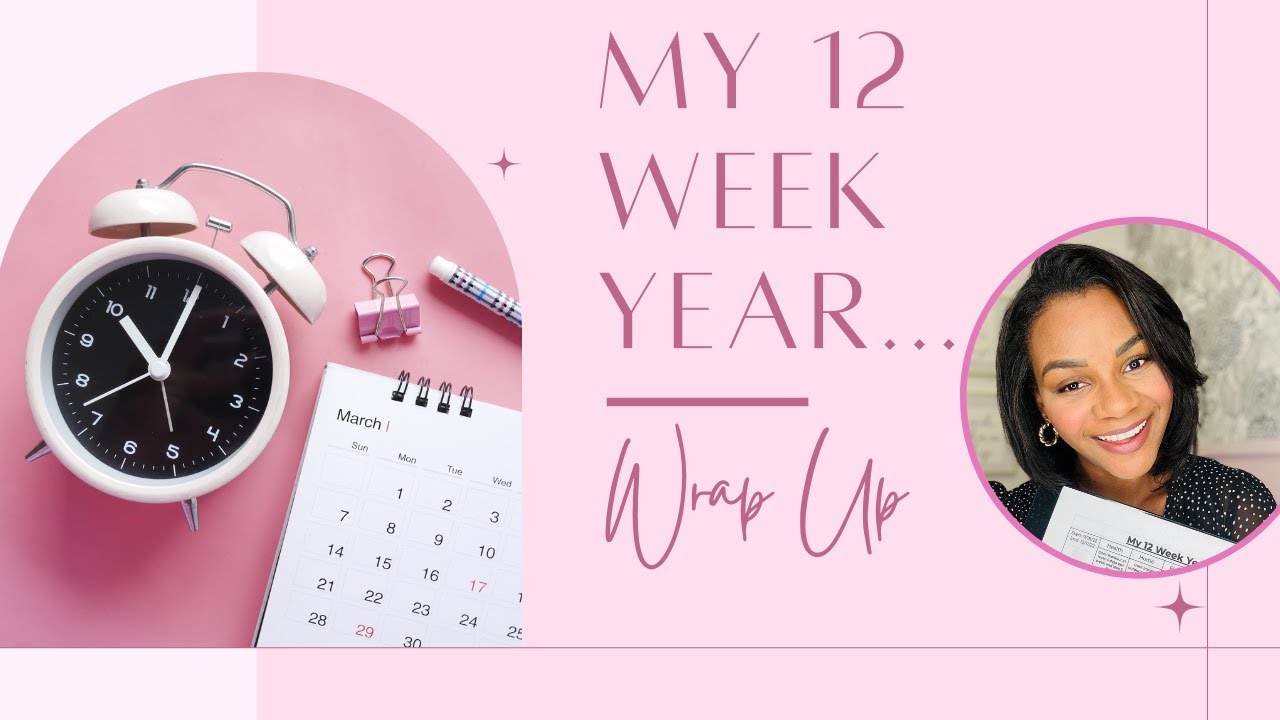Re upload my 12 week year wrap up youtube
