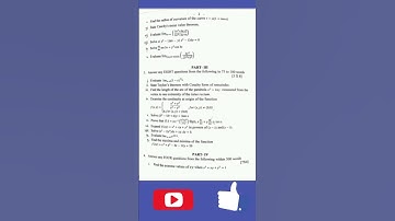 Math Ge Question | 2nd Sem Question | #shorts #viral #ytvideoshorts #ytviral