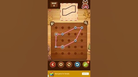 Line Puzzle String Art Spurce Level 5
