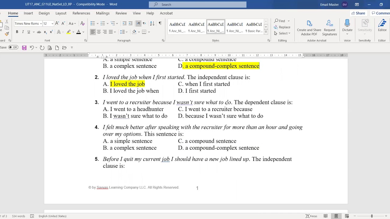 GRADE 11 UNIT 2 FROM NATIRE FROM SELF RELIANCE SENTENCE VARIETY YouTube