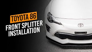 Toyota 86 Facelift Front Splitter