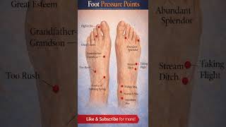 Feet Pressure Points Explained. #shorts #acupuncture #healthylife #health #massage #pressurepoint