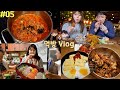 먹방 Vlog 남편의 추억여행 😝 | 에버랜드 할로윈 축제🧛‍♀️, 단양여행, 가마솥뚜껑 삼겹살, 비빔밥, 통닭 Mukbang