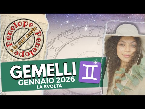 Video OROSCOPO GEMELLI GENNAIO 2026 ?? • Astrologia •