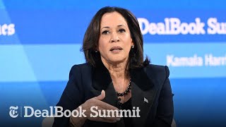 Kamala Harris on Polarization, Social Media and the IsraelHamas War | DealBook Summit 2023