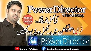 how to edit video in Power director #powerdirector #tutorial #editing