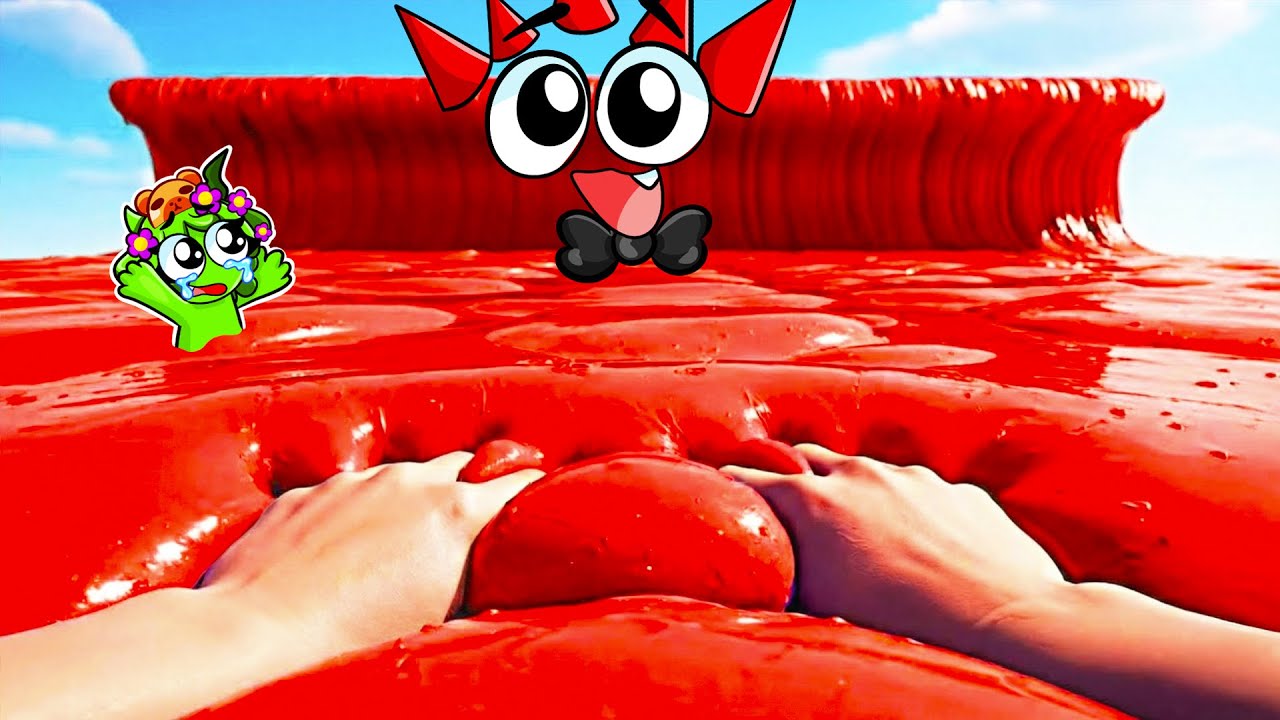 SPRUNKI RADDY se TRANSFORMA en TODO un OCÉANO de SLIME ¡El MÁS SATISFACTORIO DEL MUNDO!