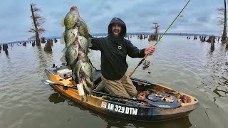This Stump Field Was LOADED with GIANT SLABS! -- CATCH and COOK Southern Style (Jigs & Bobbers)