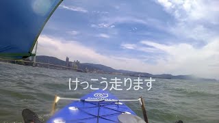 セイルＳＵＰの再リベンジ　Sail SUP