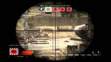 Crazy Cross-Map No Scope | CoD WaW | Llama