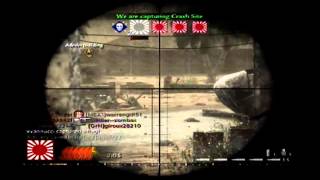 Crazy Cross-Map No Scope | CoD WaW | Llama